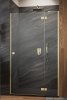 Radaway Essenza Brushed Gold Dwj drzwi wnękowe 90cm prawe szczotkowane złoto/szkło przejrzyste 1385013-99-01R